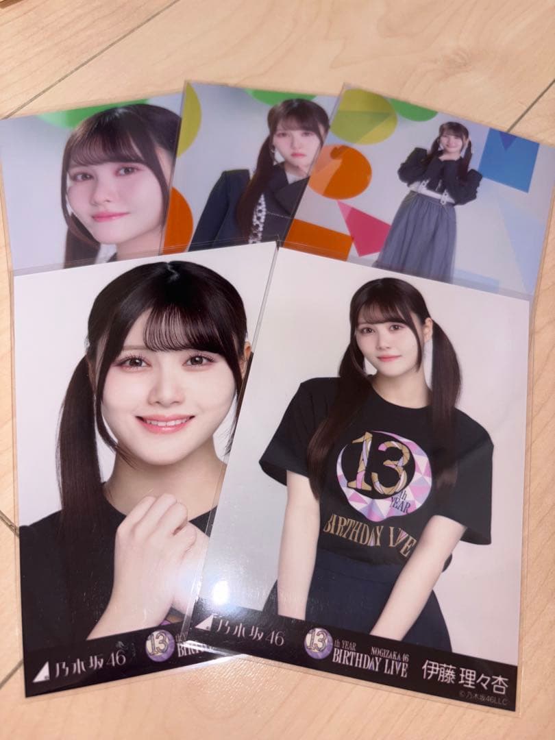 乃木坂46 伊藤理々杏 生写真5枚セット - メルカリ