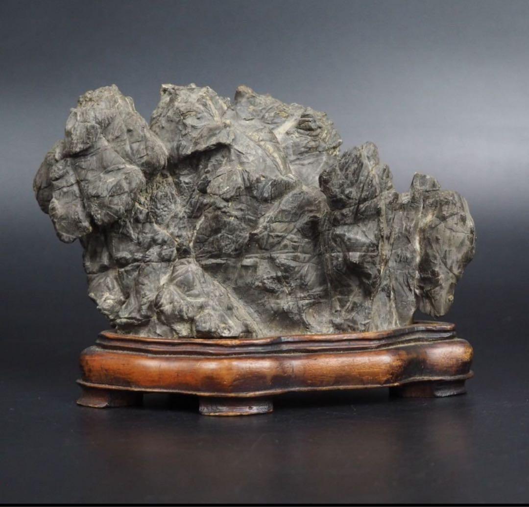 送料無料 鑑賞石愛好家蒐集品 山水石 鑑賞石 天然石 盆石 奇石 - メルカリ