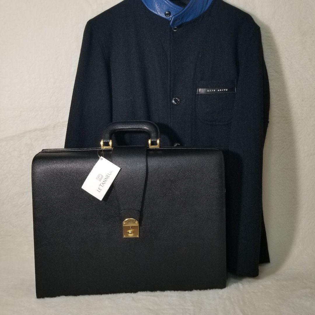 新品 LE TANNEUR ルタヌア ダレスバッグ ブリーフケース シボ革高級