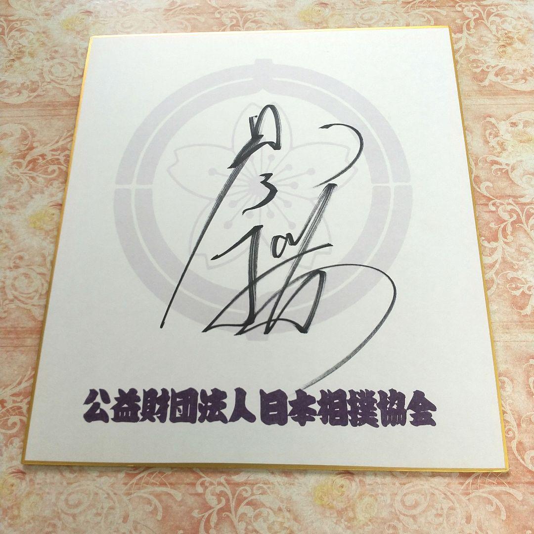 大相撲 宝塚巡業 琴桜関 直筆サイン - メルカリ