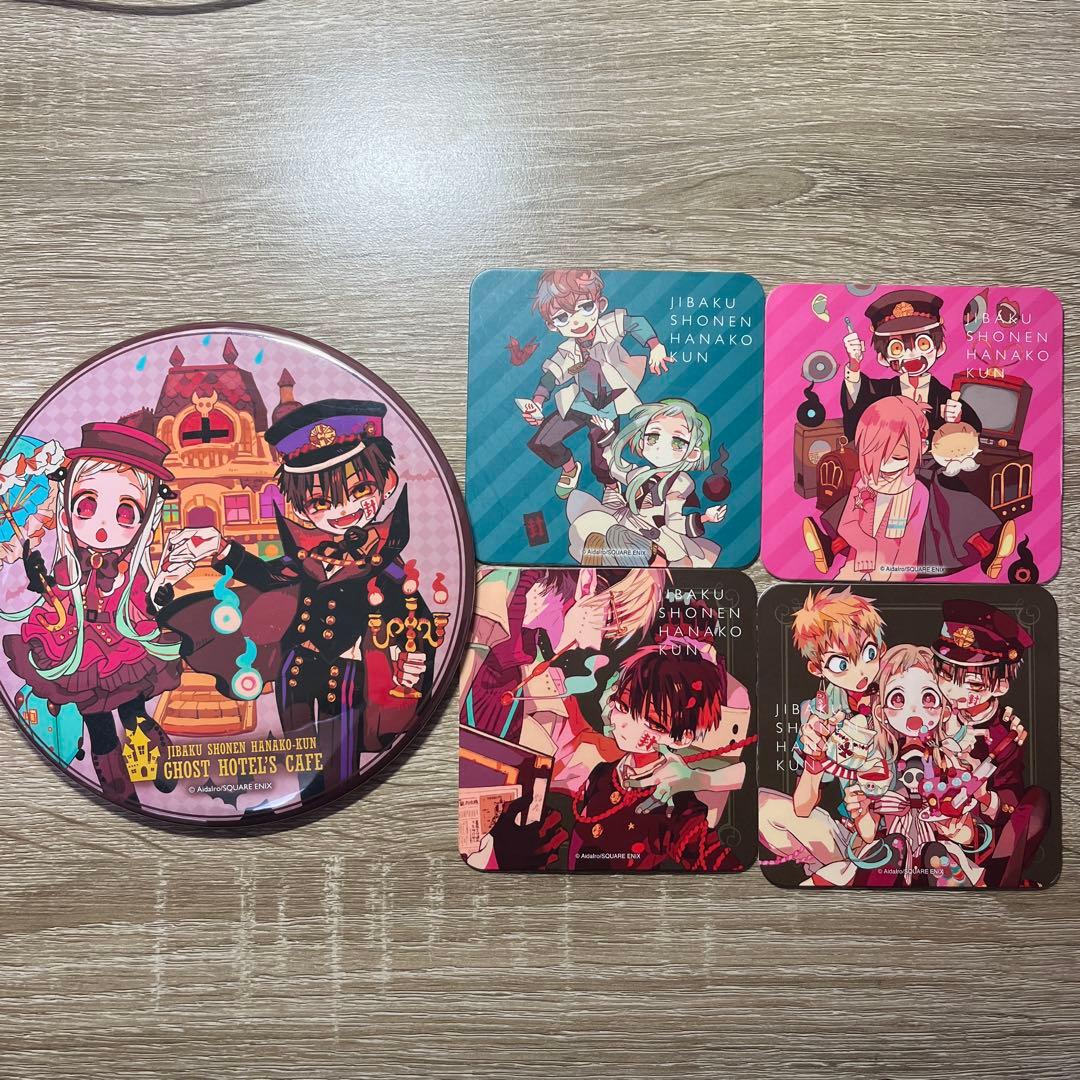 地縛少年花子くん ゴーストホテル ビッグ缶バッチ コースター - メルカリ