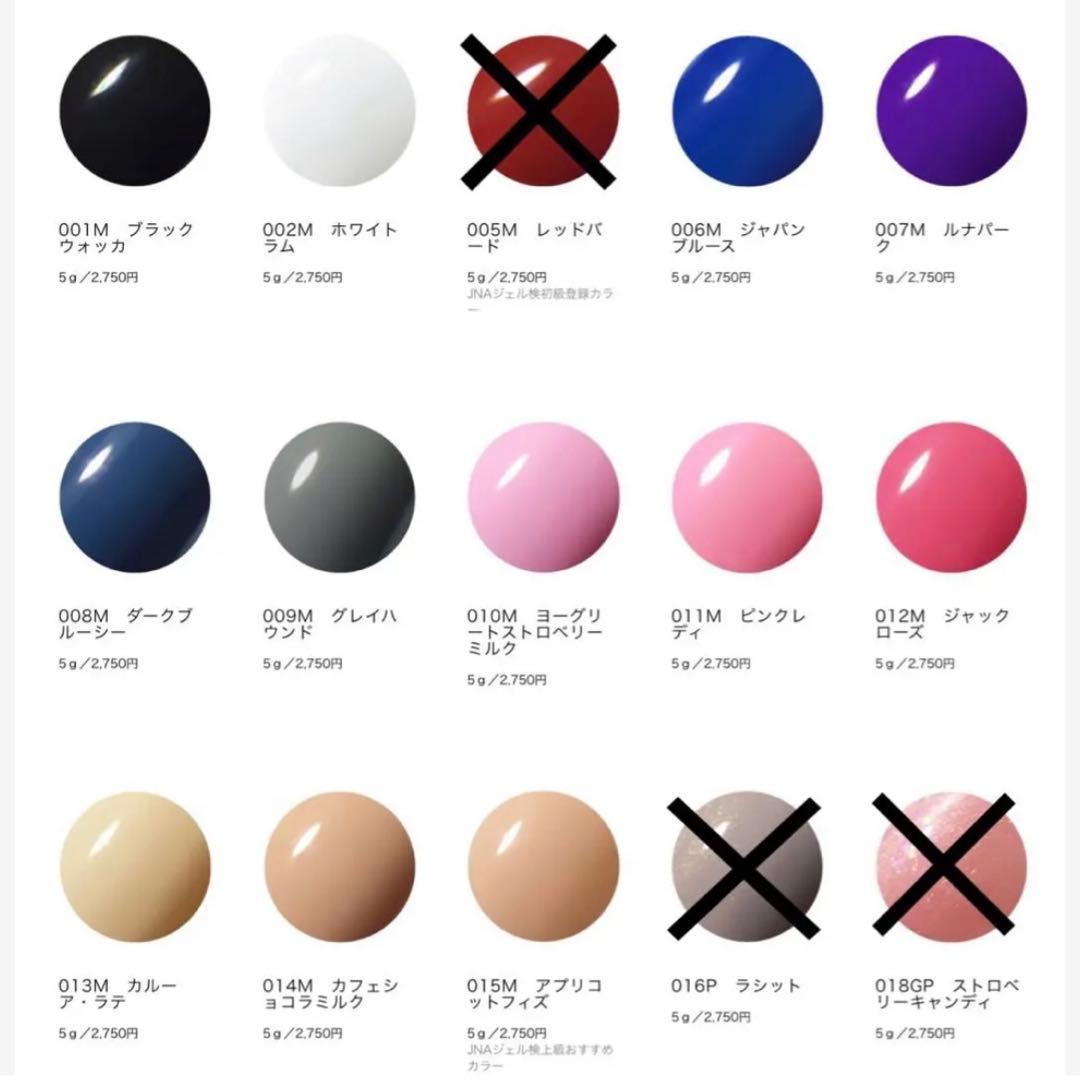 GELGRAPH カラージェル 12色まとめ売り マットジェル プロ用 22