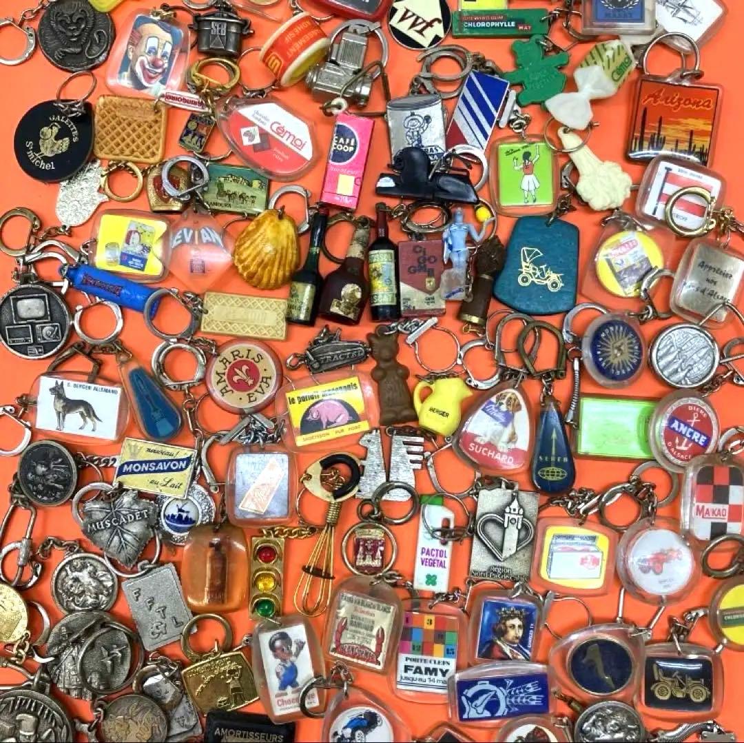フランス雑貨★フレンチキーホルダー大量100個セット②★ワイン　フレンチパブ フランス キーホルダー | べるりんのーと ANTIQUE & VINTAGE