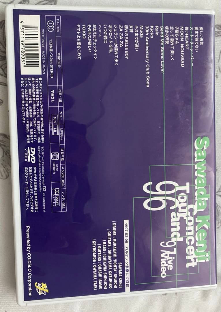 専用】沢田研二 「愛まで待てない」、「サーモスタットな夏」ライブ DVD2点