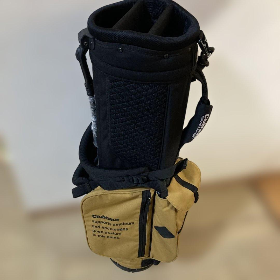 ほ*ー様 JONES CLUBHAUS ジョーンズ クラブハウス 限定品 スタン CLUBHAUS ×JONES × TANGRAM CREW CADDY BAG 3 SAND BEIGE TGA-G43