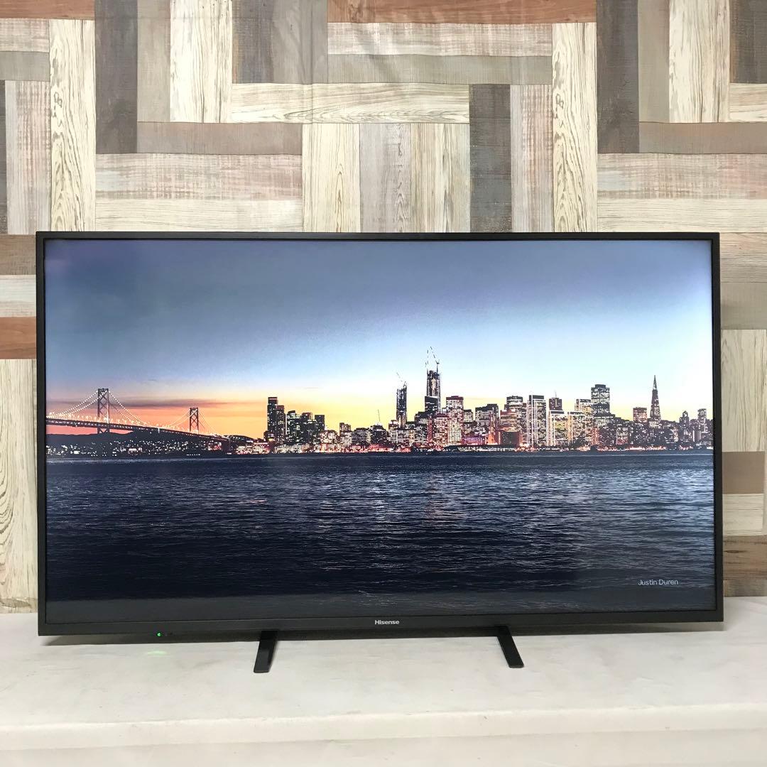 即日受渡❣️全国送料込4年前購入Hisense 4K50型液晶TV映像鮮明に