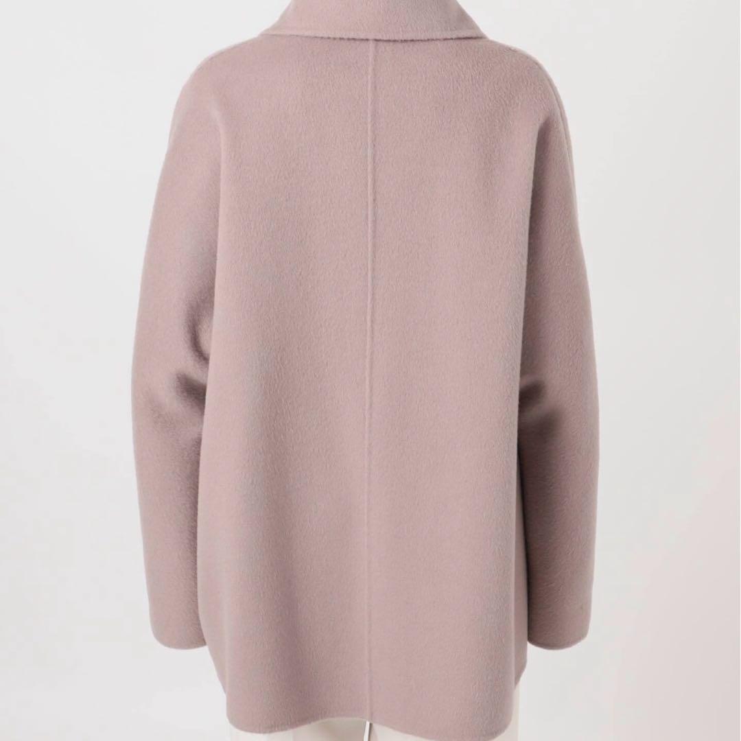 NOBLE ノーブル 2025今季新作 キャメルミックスリバージップコート 38