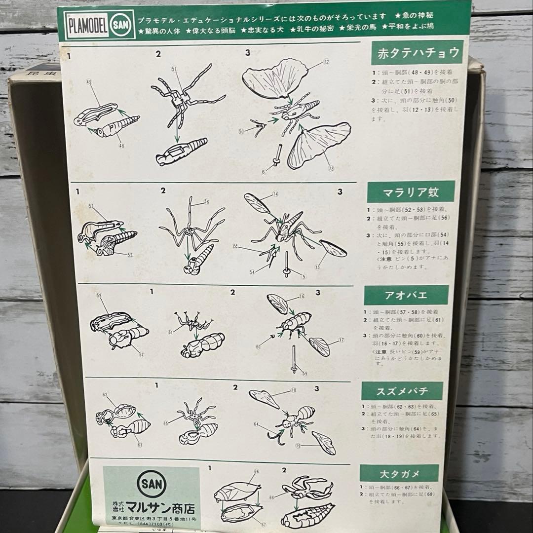 マルサンプラモデル エディショナルシリーズ 昆虫の不思議 絶版