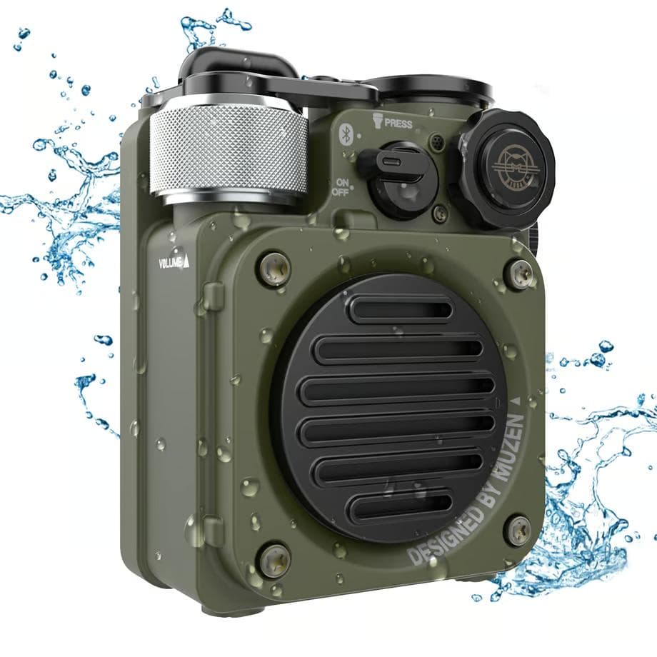 MUZEN Wild Mini 第2世代　Bluetoothスピーカー　グリーン 楽天市場】Wild Mini 第2世代 Bluetooth スピーカー ジャングル