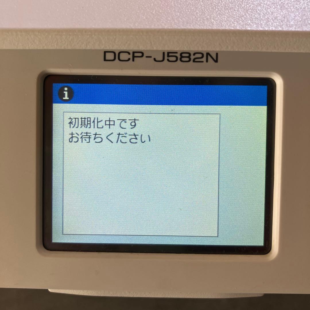 brother DCP-J582N 訳あり シアンだけ印字不良 - メルカリ