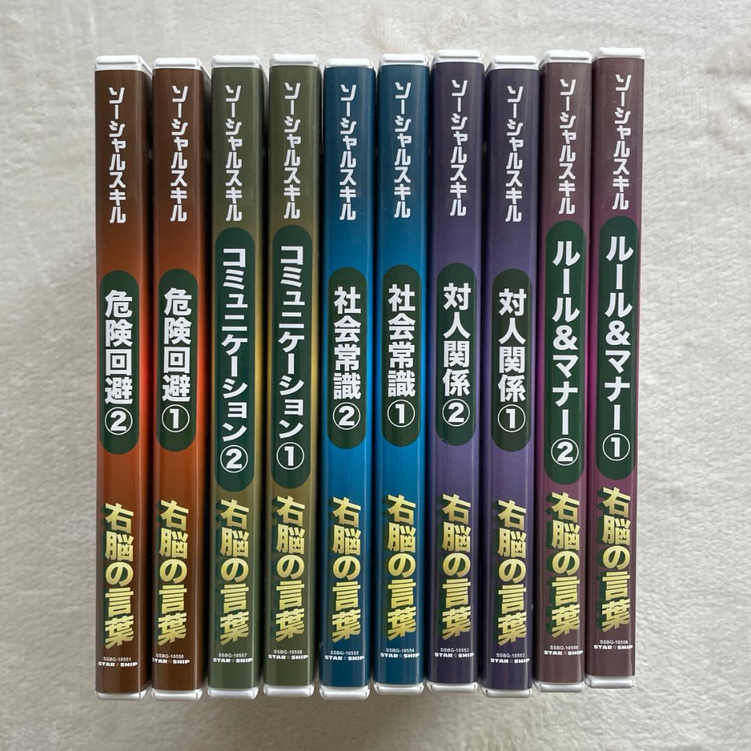 星みつる式 DVD 右脳の言葉 10枚セット ソーシャルスキル - メルカリ