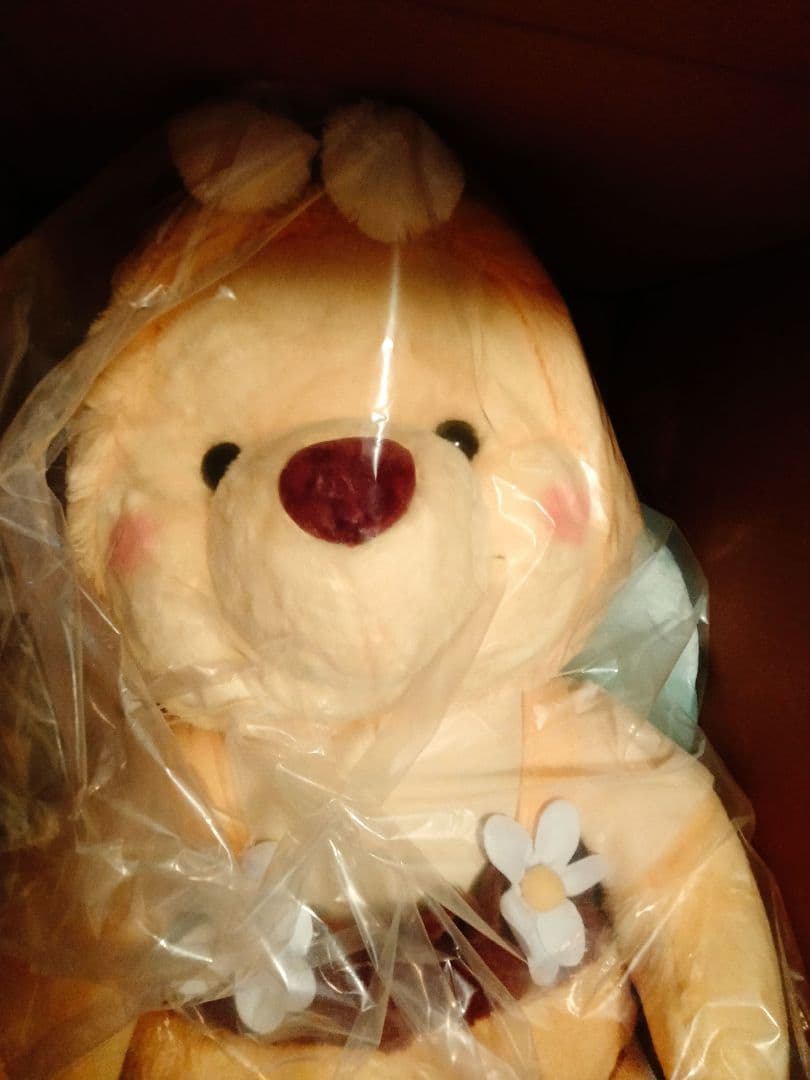 ☆新品☆プーさん 80cm ぬいぐるみ スーパービッグ ミツバチ 超特大