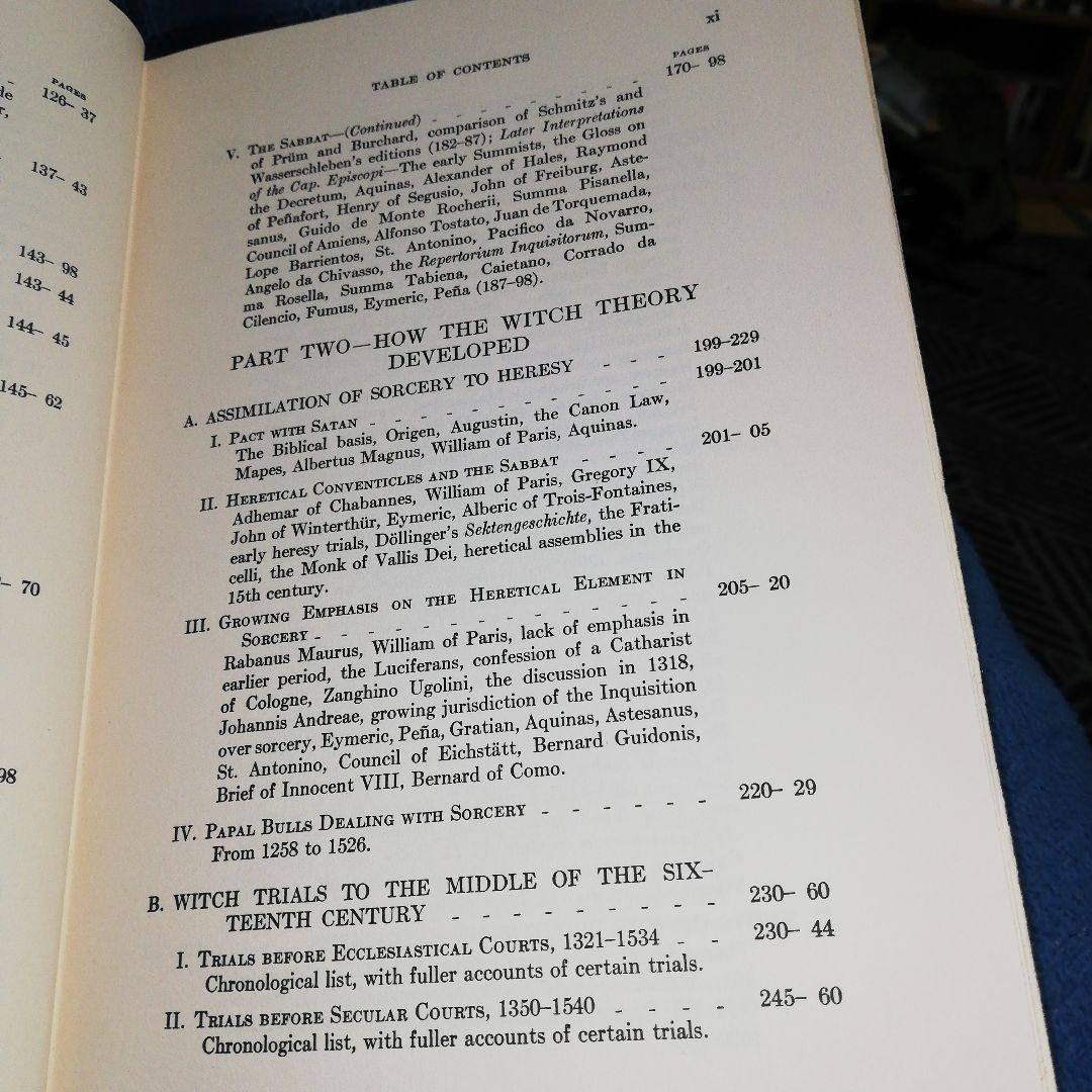 洋書 Materials Toward History Witchcraft -Lea