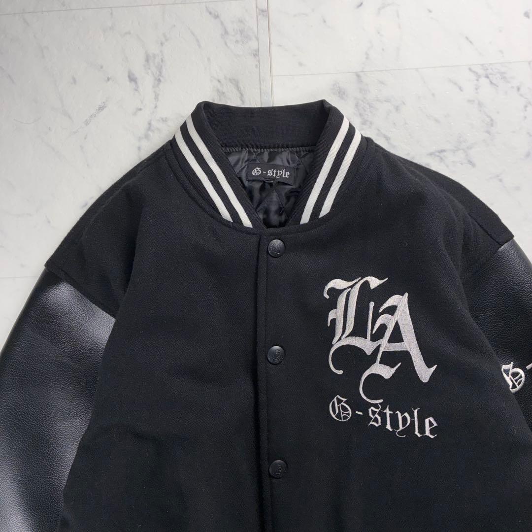 美品 G-style スタジャン L ロサンゼルス LAロゴ チカーノ ギャング