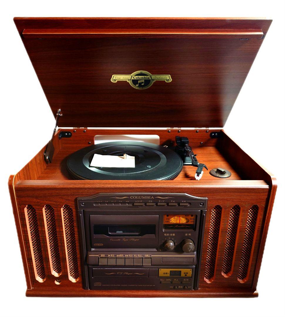 シ*ビ様 Columbia GP-28 コロンビア 一体型ステレオ ほぼ未使用 - メルカリ