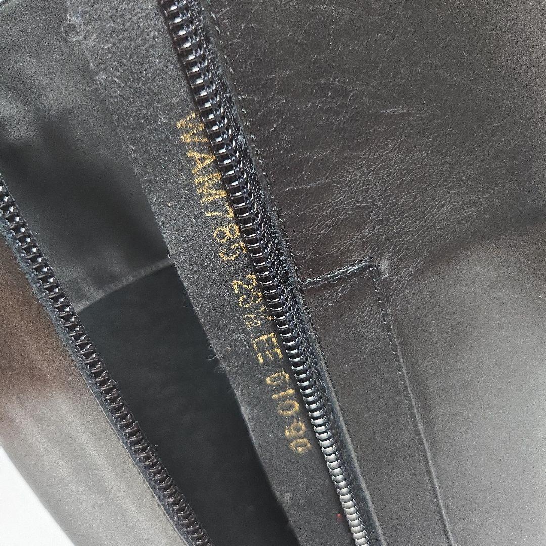 未使用 ASICS WALVAGE　サイドファスナー ロングブーツ 23.5cm