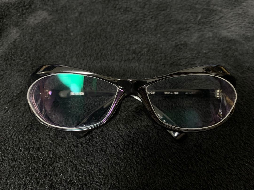 FA-241 FACTORY900 黒 (度ありとなしレンズ付) ケース付き FACTORY900(ファクトリー900) FA-241 スタイルサンプルその①