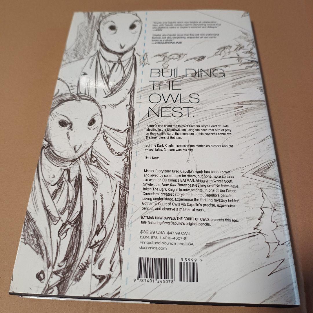 希少本 バットマン UNWRAPPED ハードカバー 漫画家を目指す方に