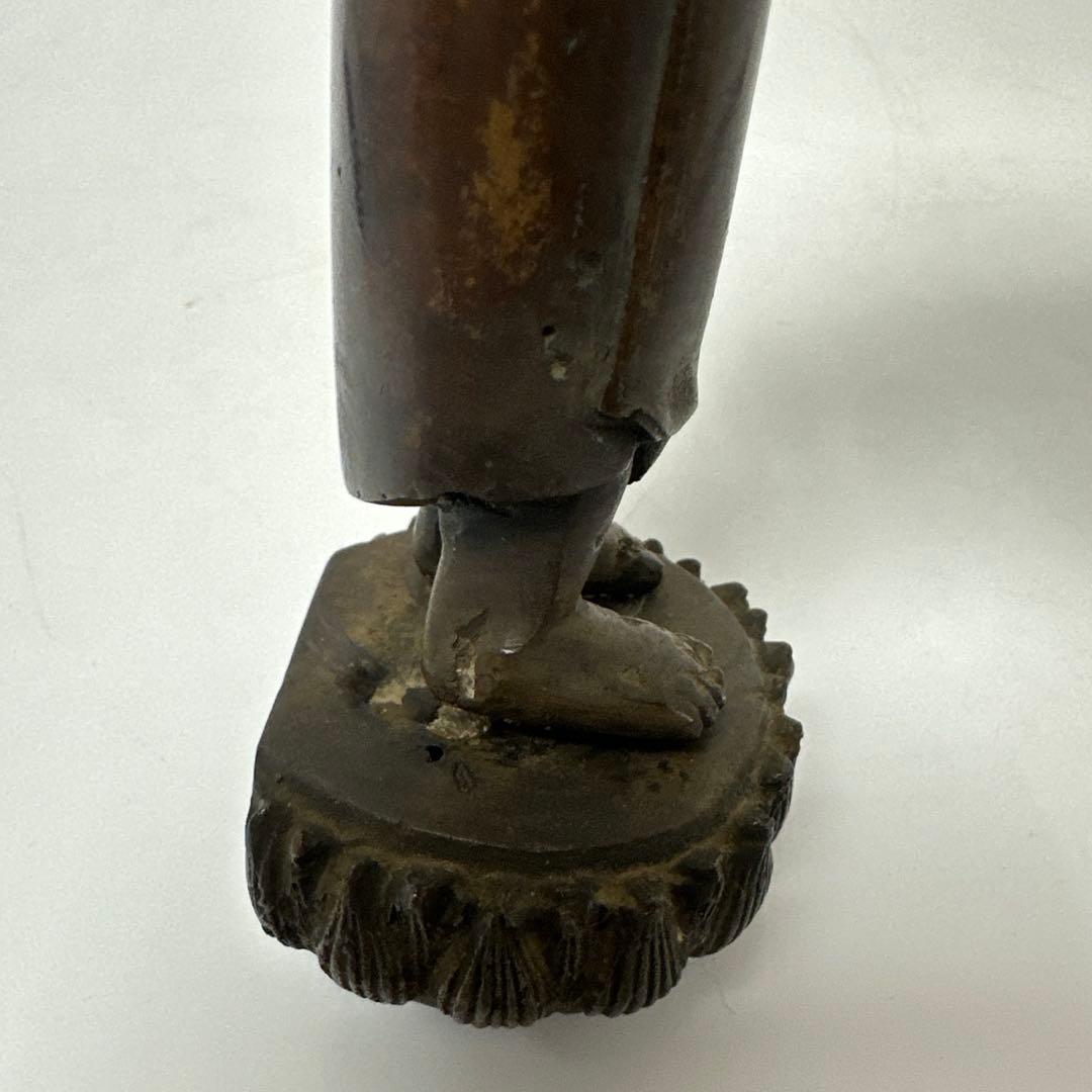 古銅 誕生仏 タカサ 重さ約357g/高さ約14.2cm 東R8-0224① - メルカリ