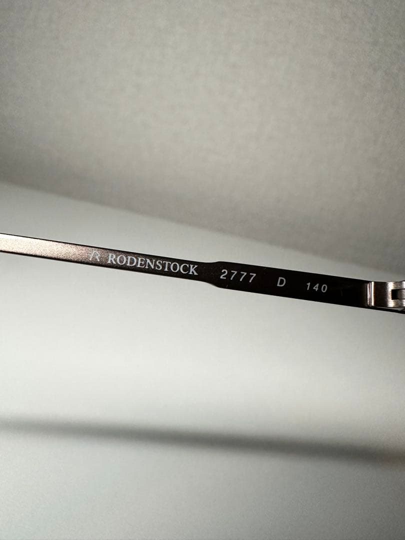 90s ヴィンテージ RODENSTOCK ライスパターン メガネ ツーブリッジ