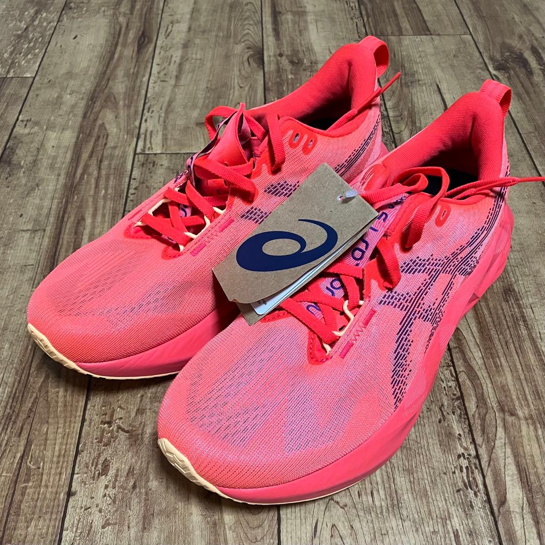 【新品未使用】アシックス ノヴァブラスト5 26.5cm 2E フラッシュレッド