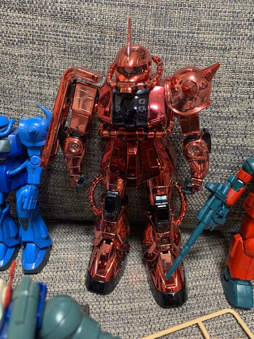ガンダム MG ザクⅡ コーティングバージョン MS-14 ゲルググ 5体まとめ