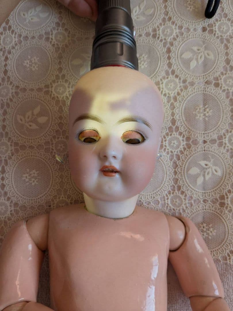アンティークビスクドール ドイツの子 ハンドベルク - メルカリ