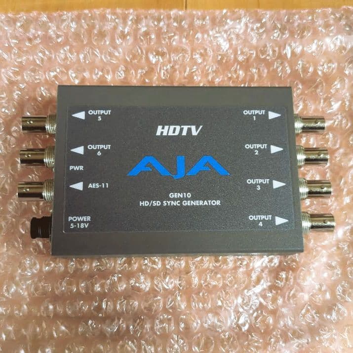 【未使用】放送・業務用/AJA/GBM10 HD/SDシンクジェネレーター Amazon | AJA GEN10 HD/SD 同期ジェネレータ | AJA | 映像編集機