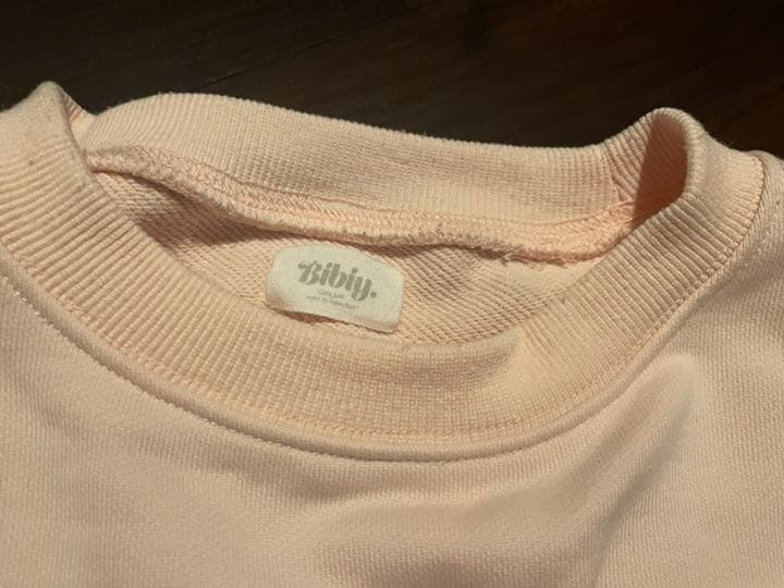 Bibiy. スウェット トレーナー B.GIRLS TOP ピンク - メルカリ