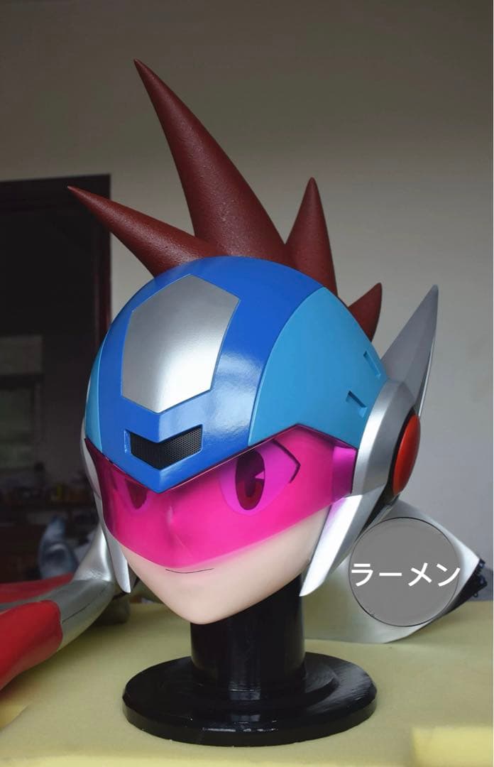 【美品】【未使用】マスク　アトラク　コスプレ　流星のロックマン1/1プロップ