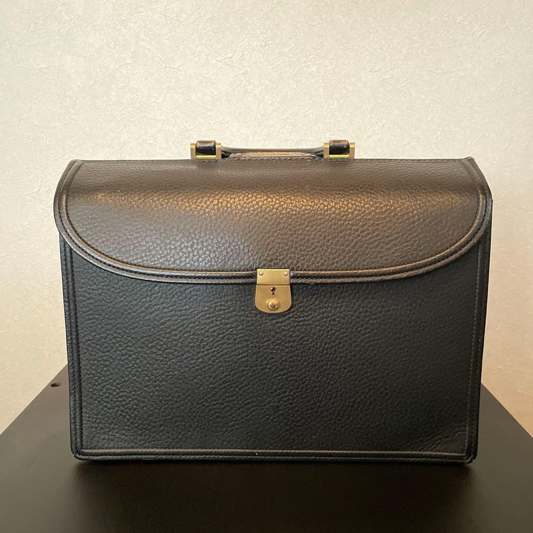 銀座 タニザワ GINZA TANIZAWA ブラックバッグ ダレスバッグ - メルカリ