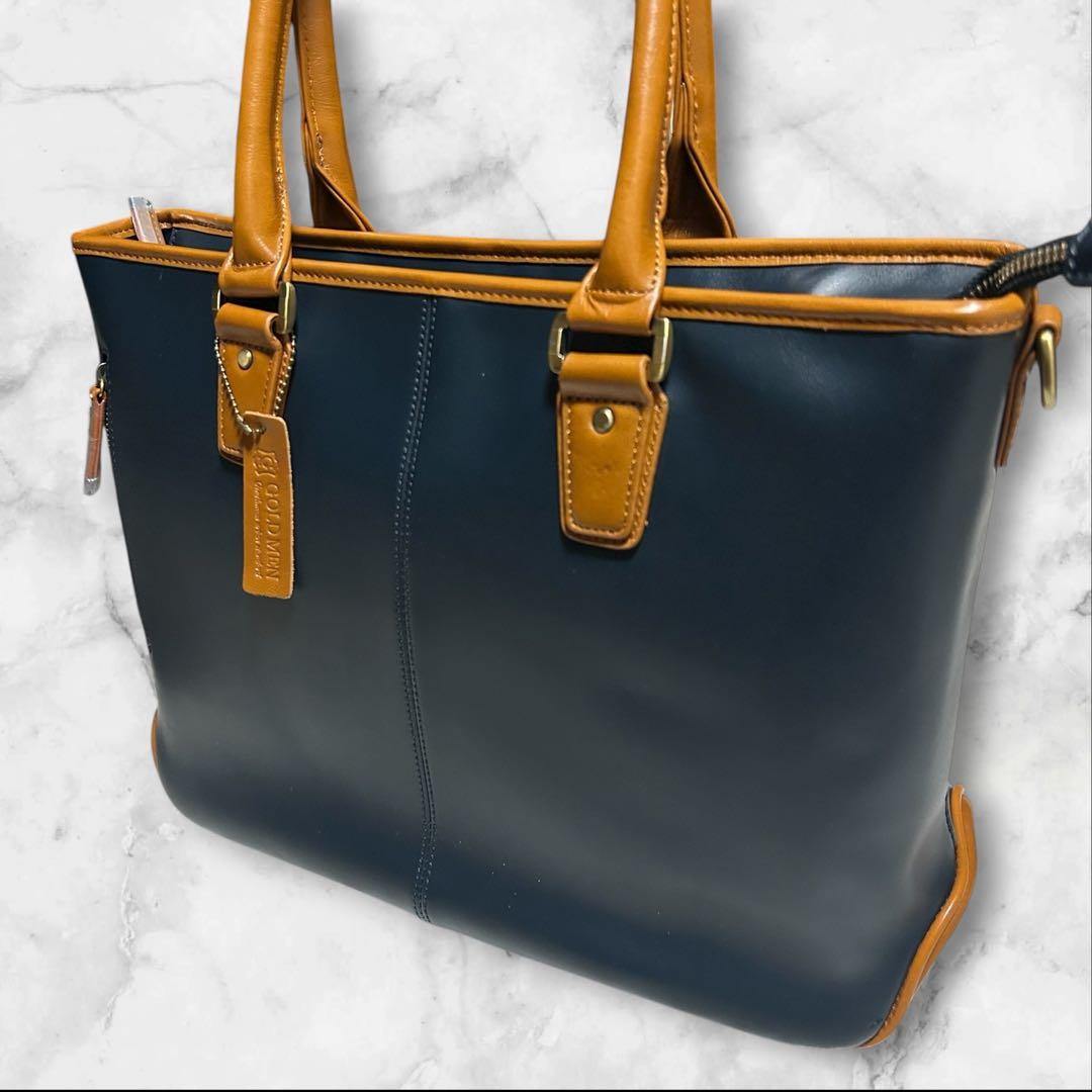 まちゃる 新品未使用】GOLD MEN ビジネスバッグ　トートバッグ　レザ ゴールドメン（GOLDMEN） トートバッグ ビジネスバッグ 本革 A4 衝撃