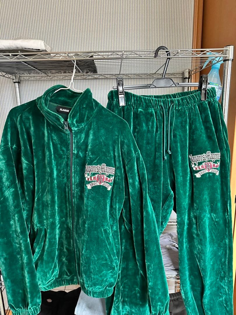 XLARGE × ジャパニーズマゲニーズ ベロア セットアップ - メルカリ