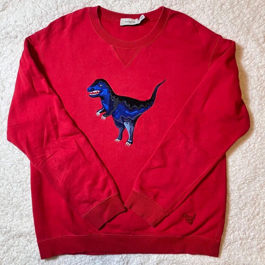 COACH レキシー クルーネック トレーナー スウェット コーチ Lサイズ 赤 楽天市場】【中古美品】【メンズ】 COACH コーチ BEAR SWEATSHIRT