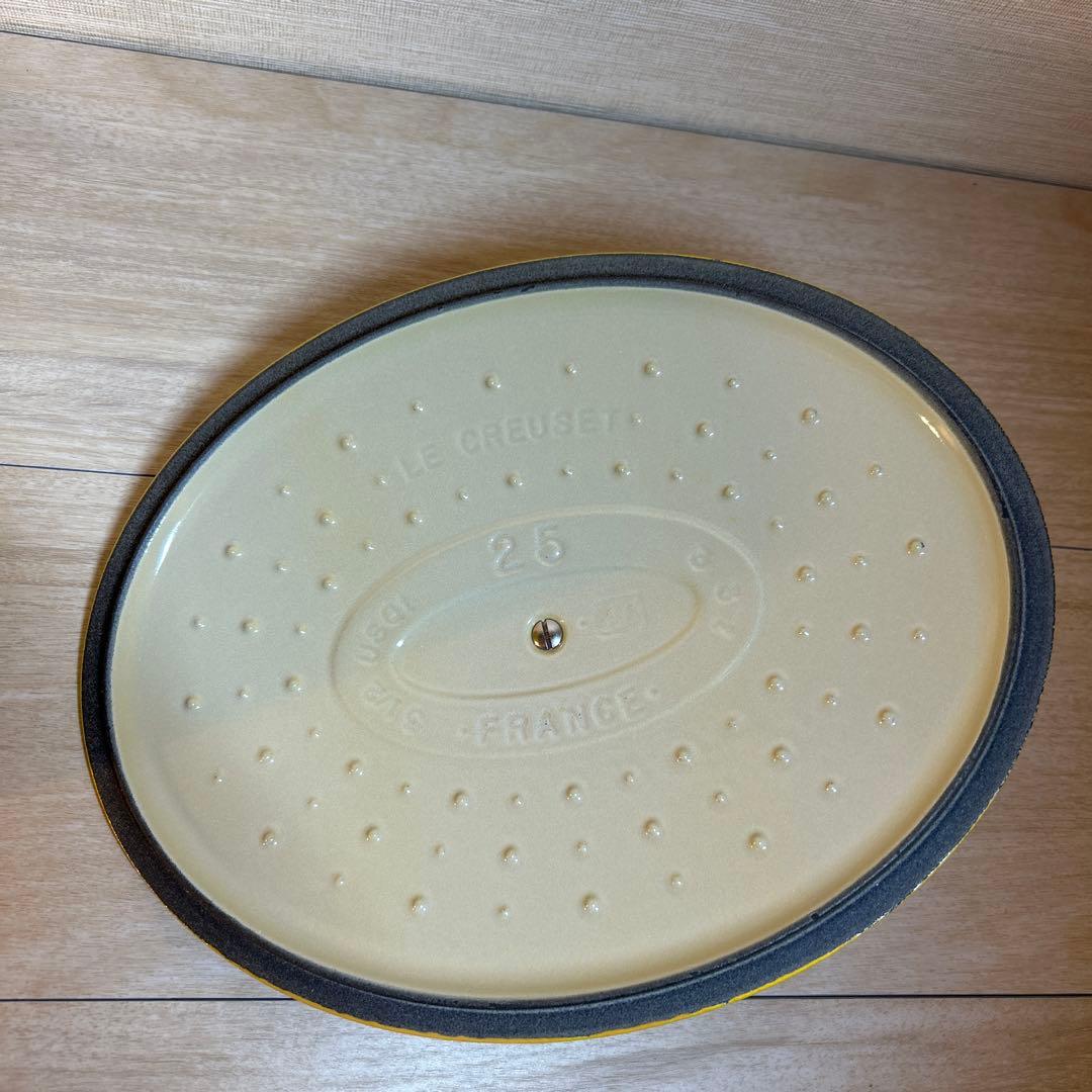 ルクルーゼ センセーション オーバル ディジョンイエロー 25cm 両手鍋