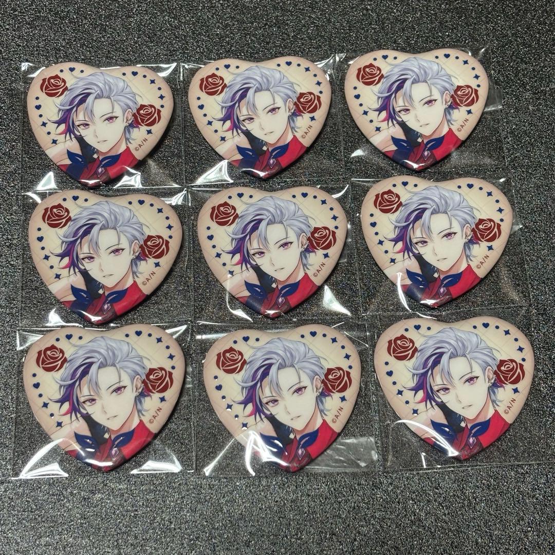 にじさんじ Rose Valentine ハート型缶バッジ 不破湊 - メルカリ