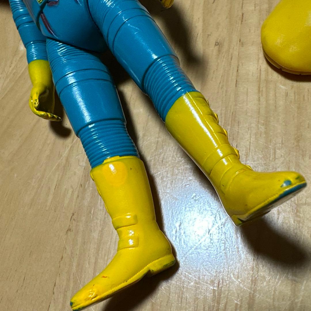 ポピー ミドルサイズ ソフビ人形 ロボット刑事K ハンチング帽子付き