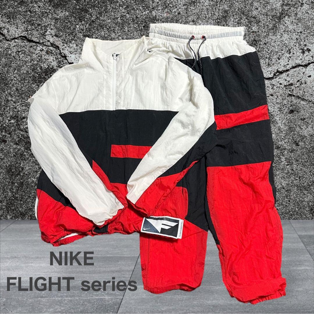 NIKE FLIGHT ナイロン セットアップ ハーフジップ サイズM/M - メルカリ