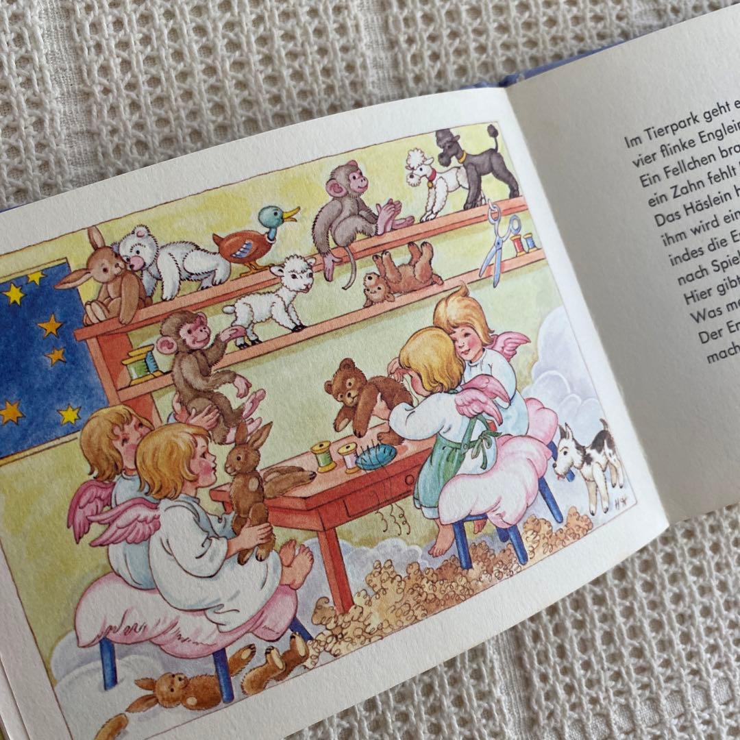 ドイツの小さな絵本 Hanna Helwig クリスマスの夜の天使達の物語