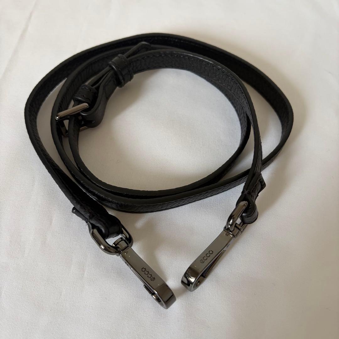 未使用級】ECCO ドクターズバッグS ショルダー 2way レザー ブラック