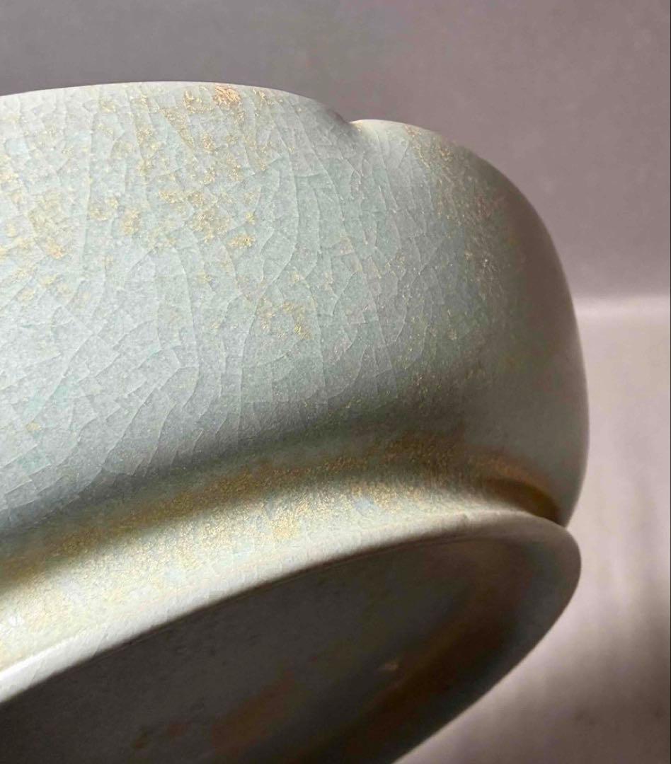 中国 輪花形平洗筆(皿)　f2251102