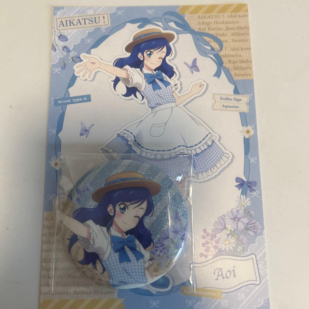 アイカツ！ アニメイトフェア カントリーワンピース 缶バッジ 霧矢