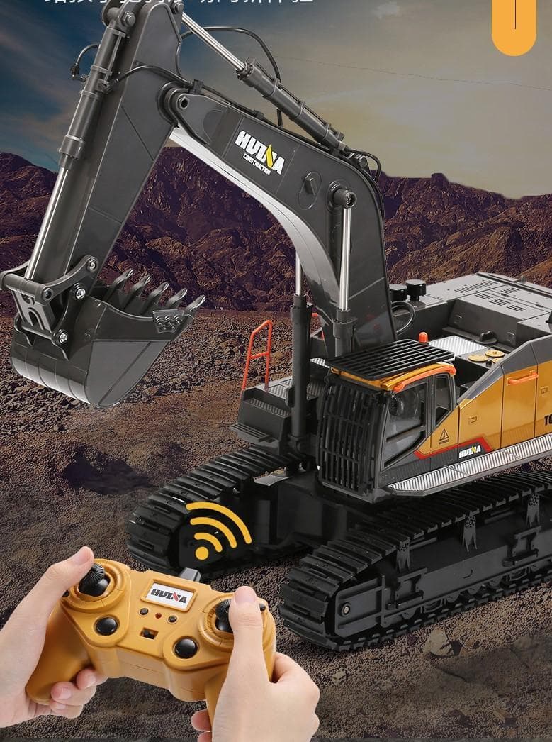 1/14サイズ 22CH パワーショベルラジコン メタルバケット本格