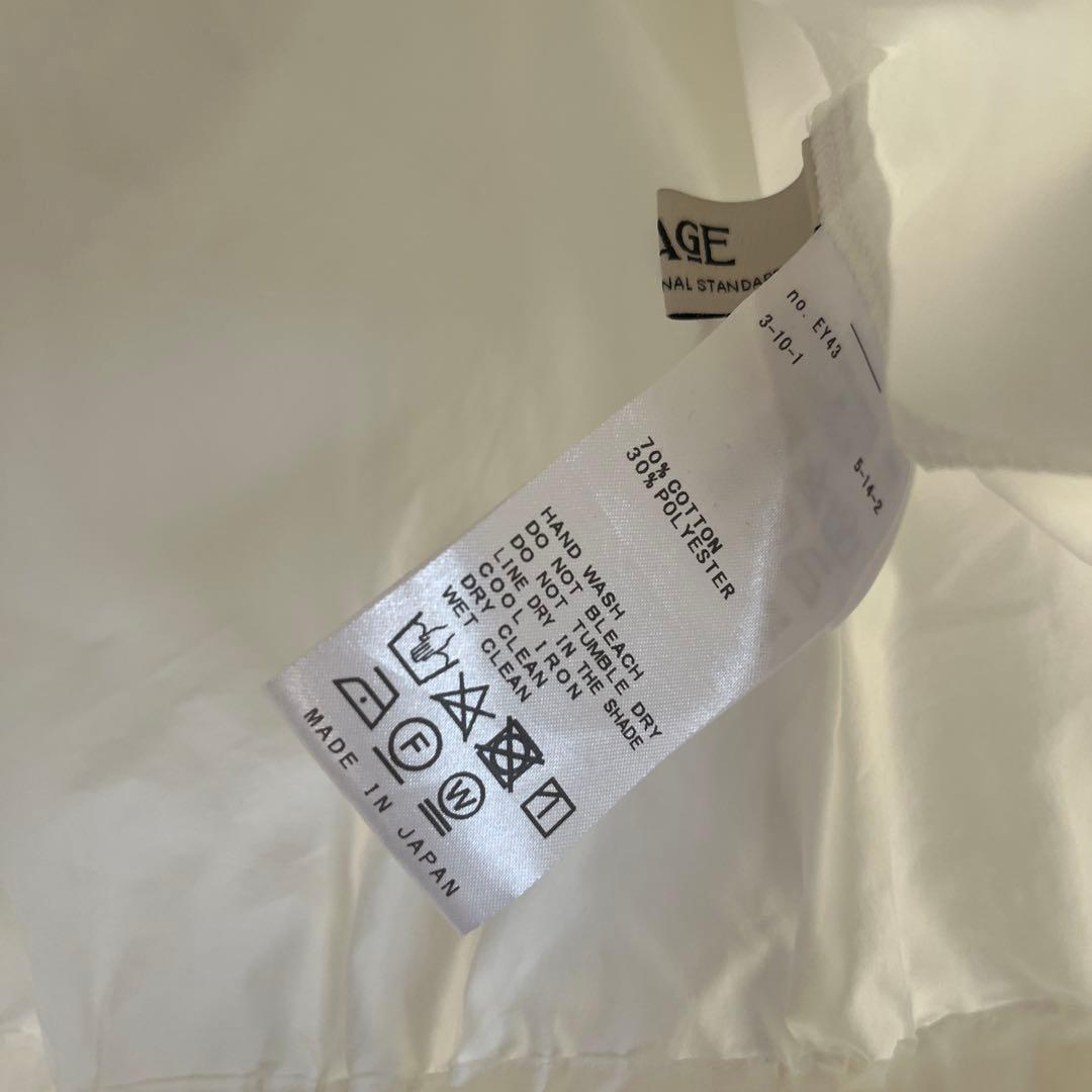 ジャーナルスタンダード レサージュ 白 襟 フリル ブラウス 卒業式 入学式