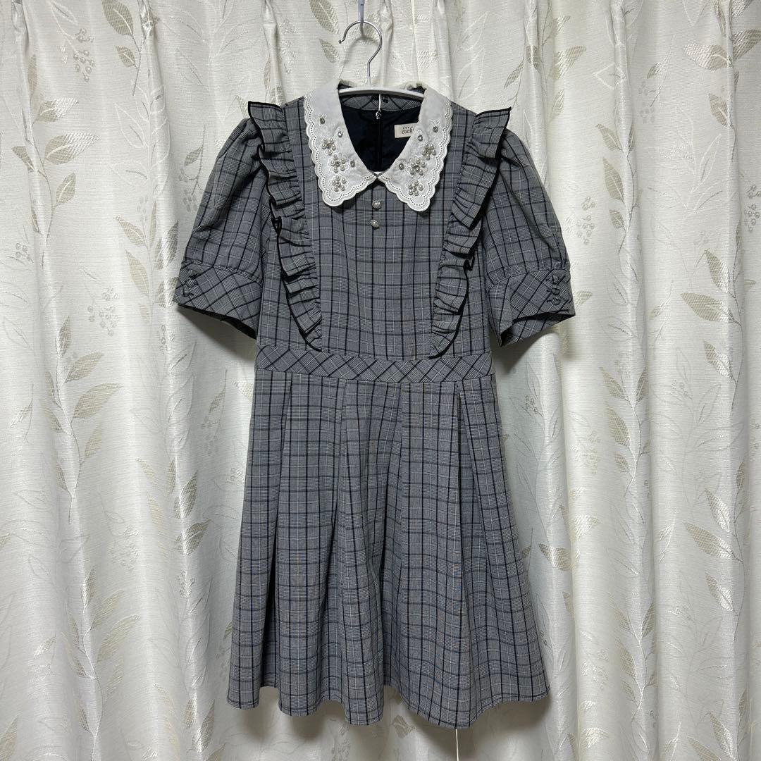 evelyn 襟付きタックワンピース - メルカリ