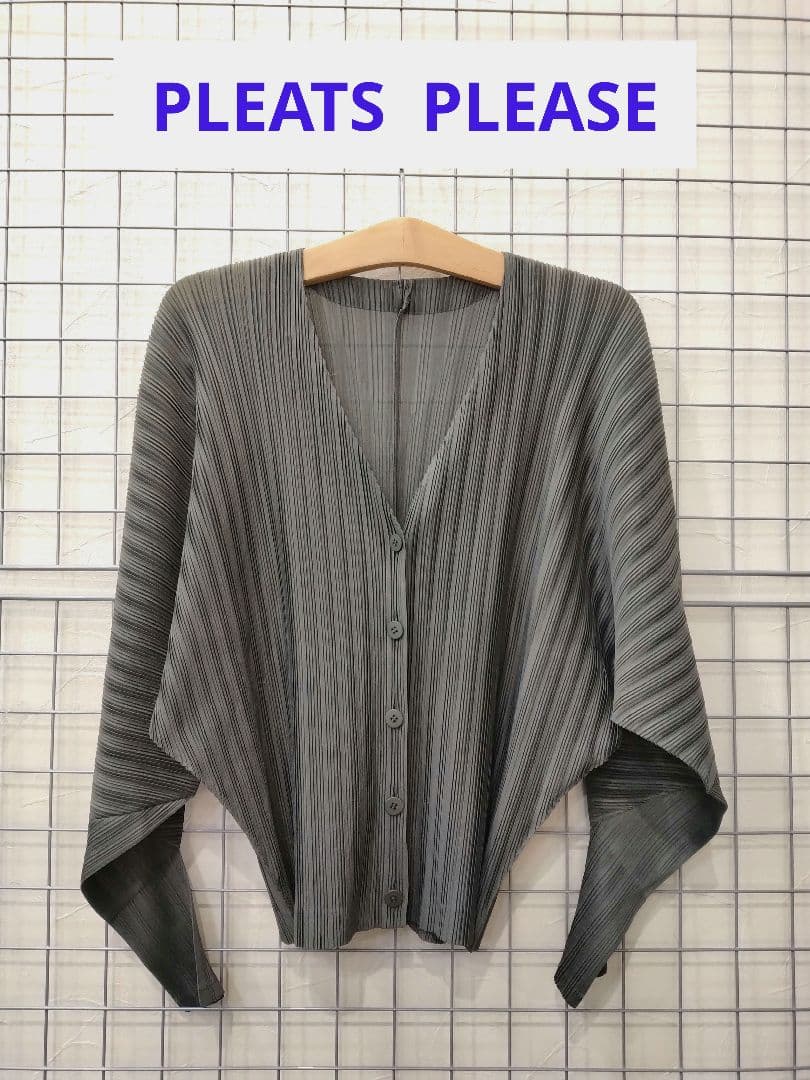 PLEATS PLEASE　プリーツ プリーズ　カーディガン　はおり　3サイズ 未使用品 プリーツプリーズ PLEATS PLEASE イッセイミヤケ プリーツ