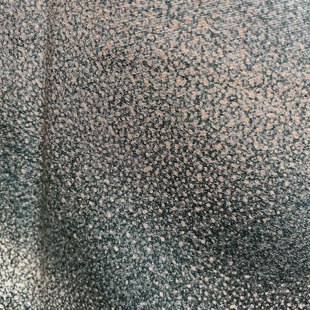 正絹 訪問着 たたき染め フルセット 西陣唐織プラチナ箔袋帯 美品