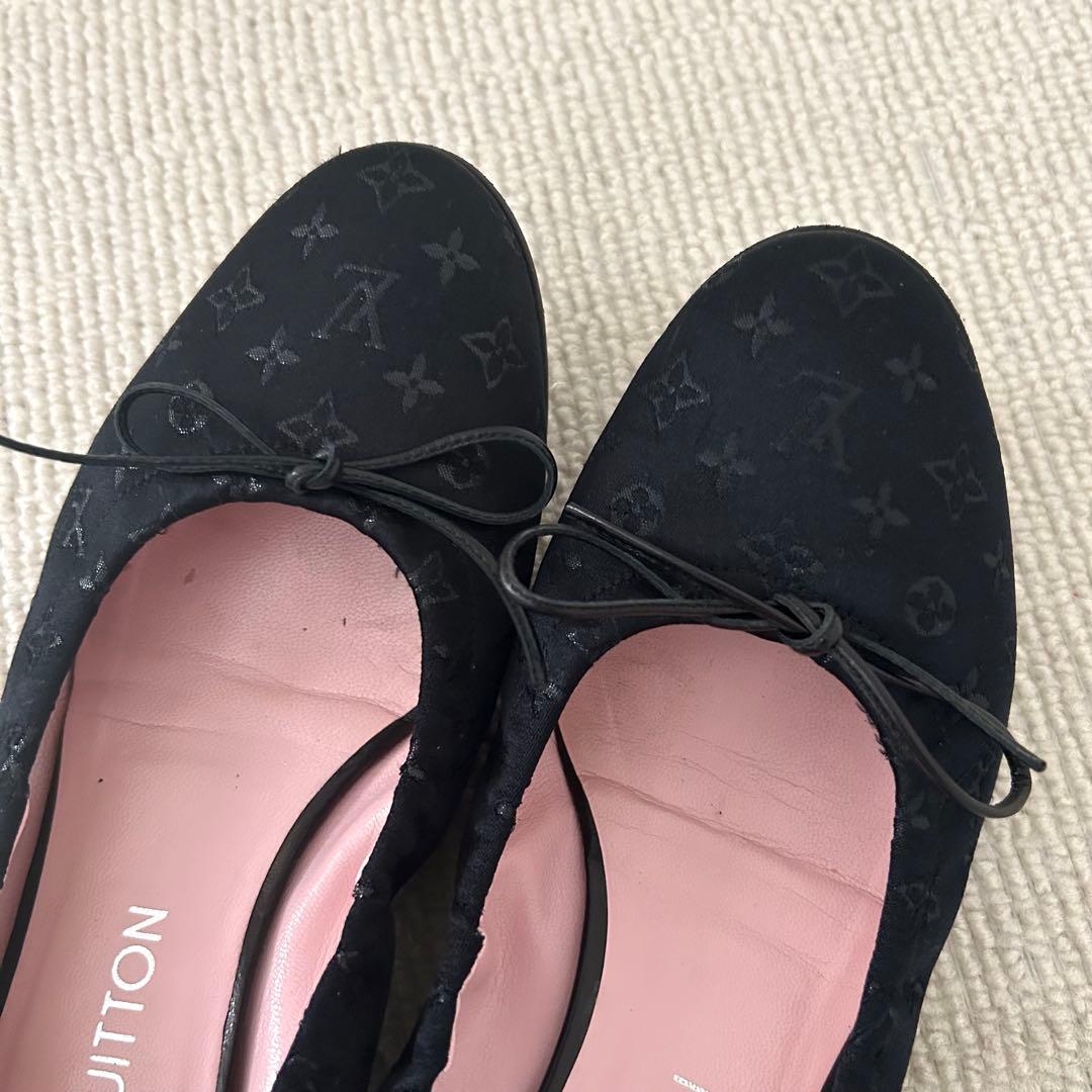 ルイヴィトン フラットシューズ モノグラム 23.5cm 36.5