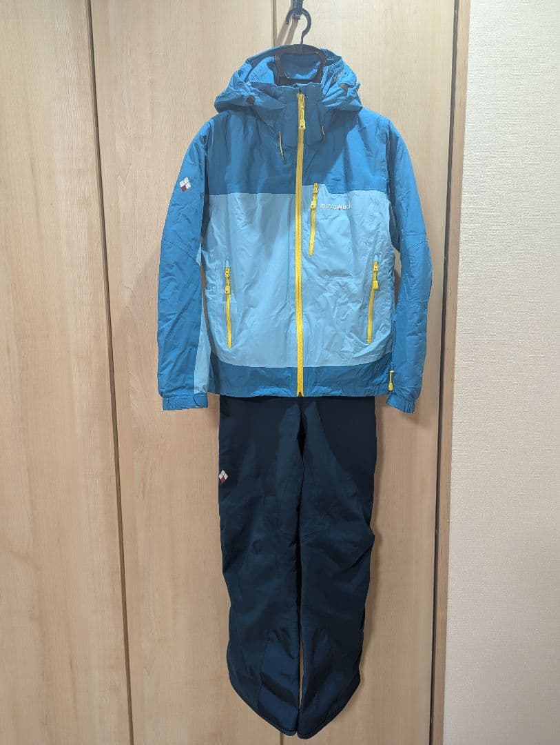 mont-bell　スキーウエア上下　美品 montbell/モンベル/スノーウェア上下セット（レディース）SG/VOの