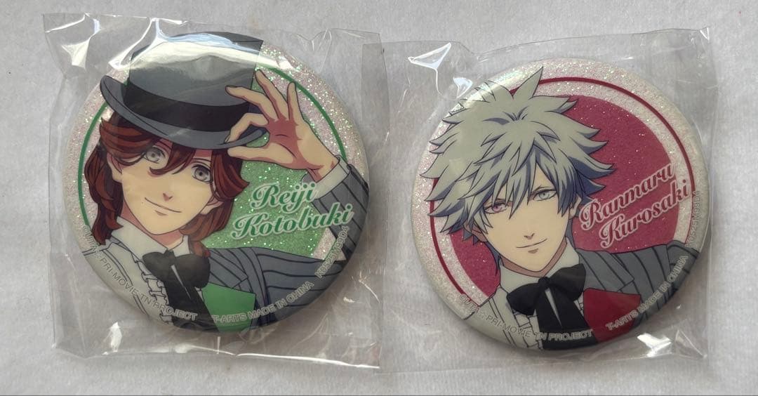 うたプリ タブナイ 缶バッジ 嶺二 蘭丸 - メルカリ